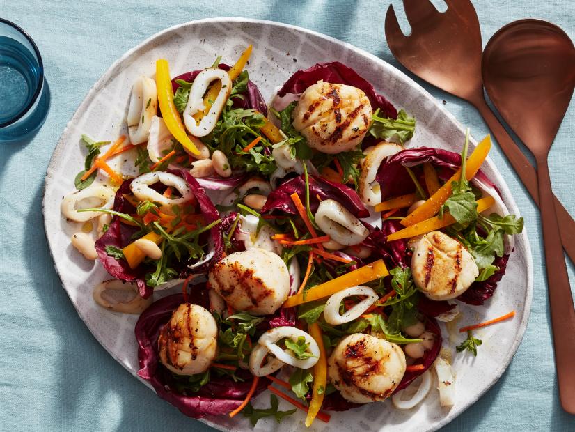 9/2/19 O&A NYC GRILLING FOR THE LABOR DAY WEEKEND: Grilled Seafood Salad