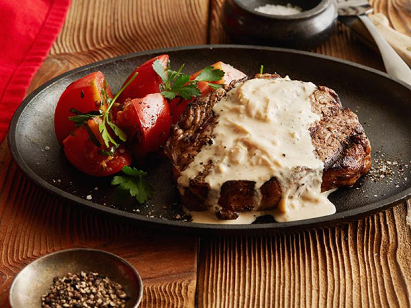 7/25/26 O&A NYC GRILLING FOR THE WEEKEND: Grilled Rib Eye With Creamy Blue Cheese Sauce